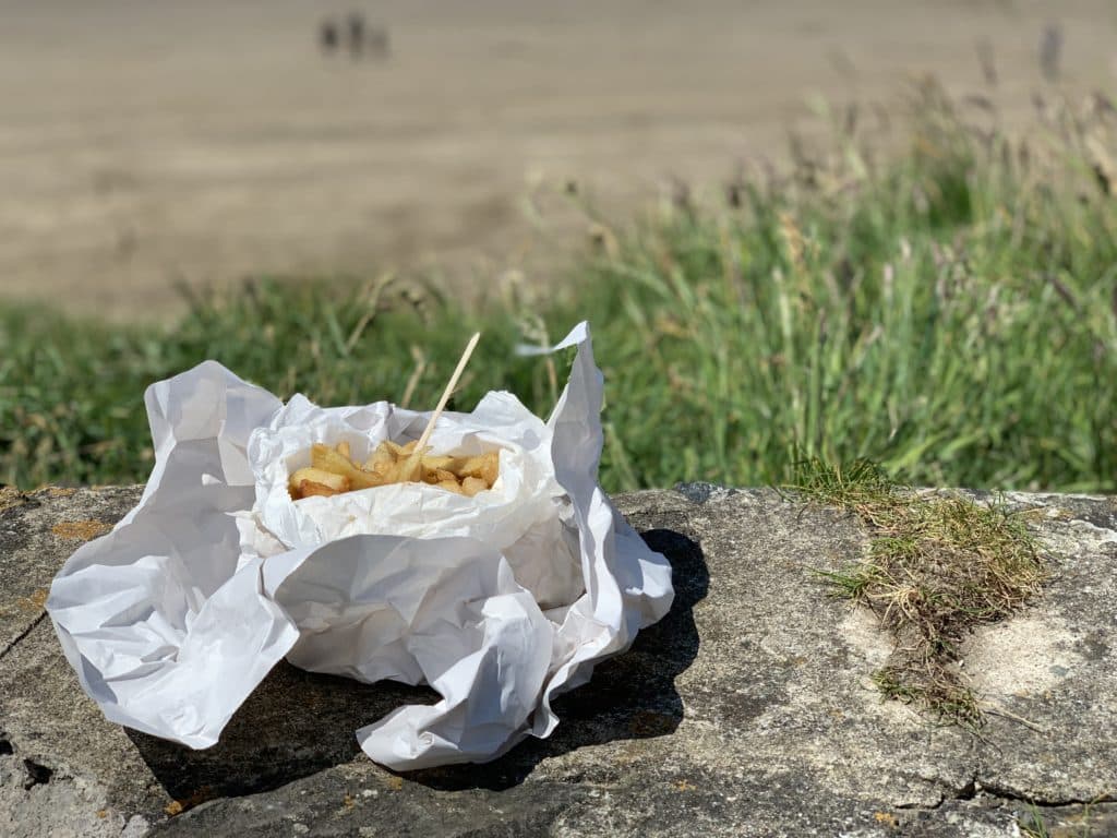 Chips at Broad Haven North, Pembrokeshire