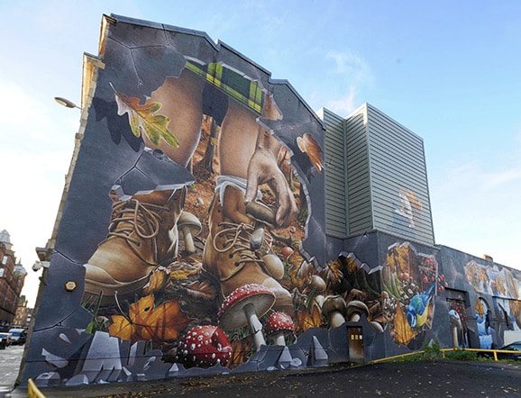 Fellow Glasgow Residents.Glasgow Mural Trail Map