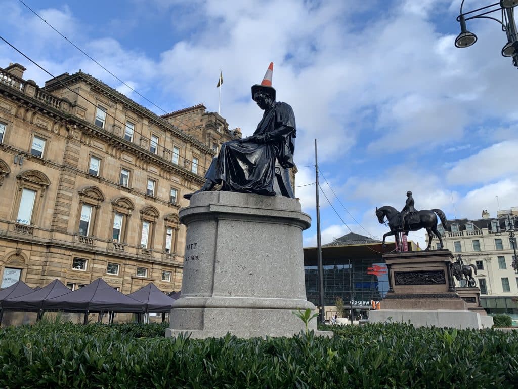 George Square, Glasgow statues 