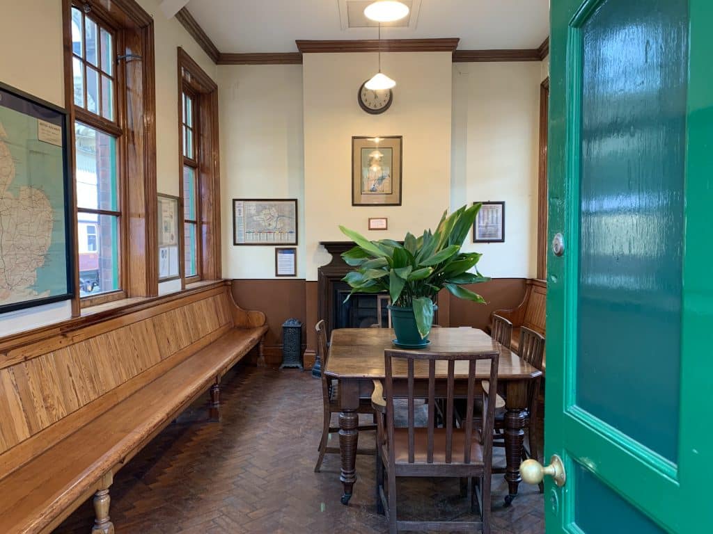 The Great Central Railway, waiting room