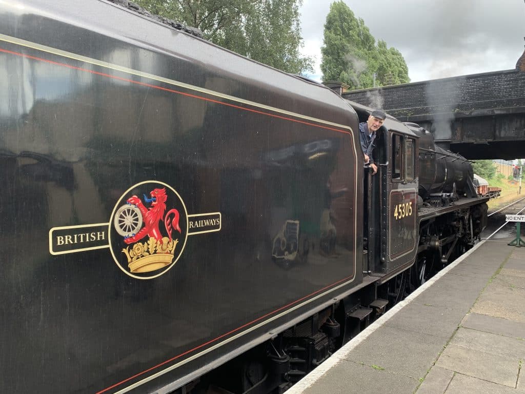 Old Steam engine at Great Central Railway