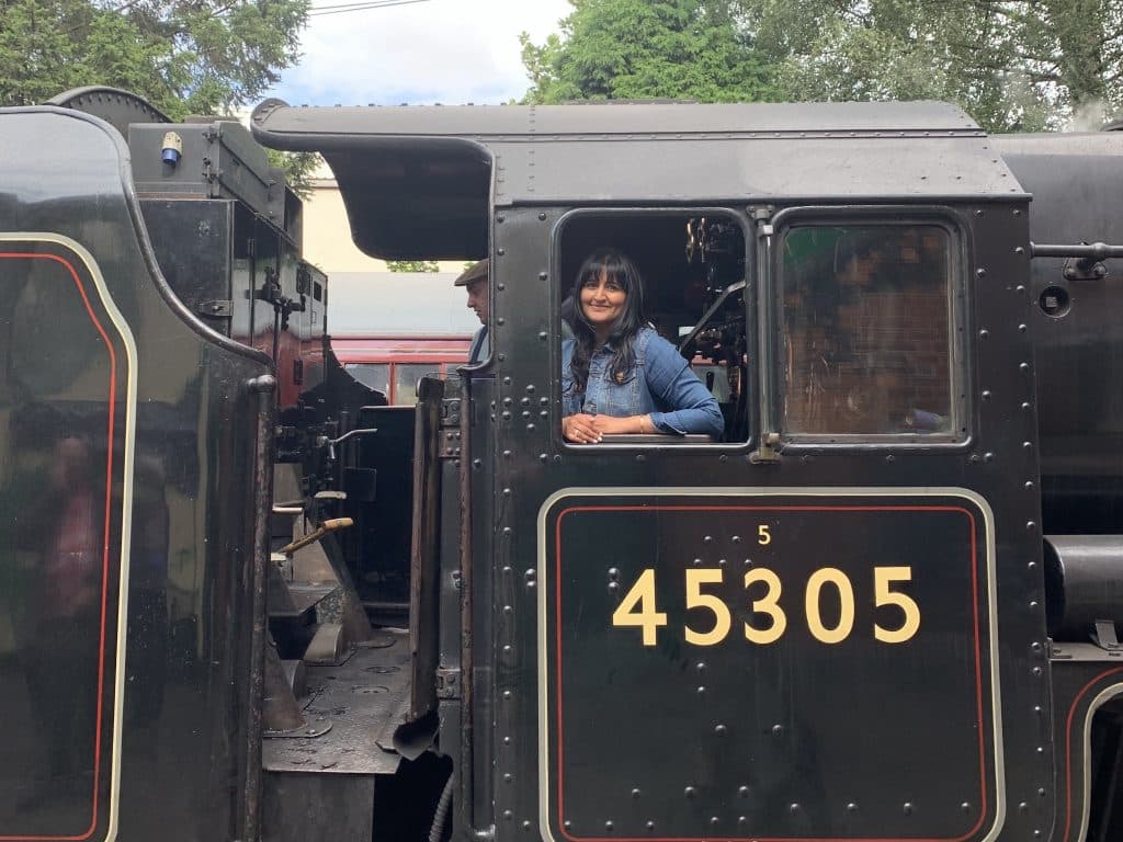 Old Steam engine at Great Central Railway