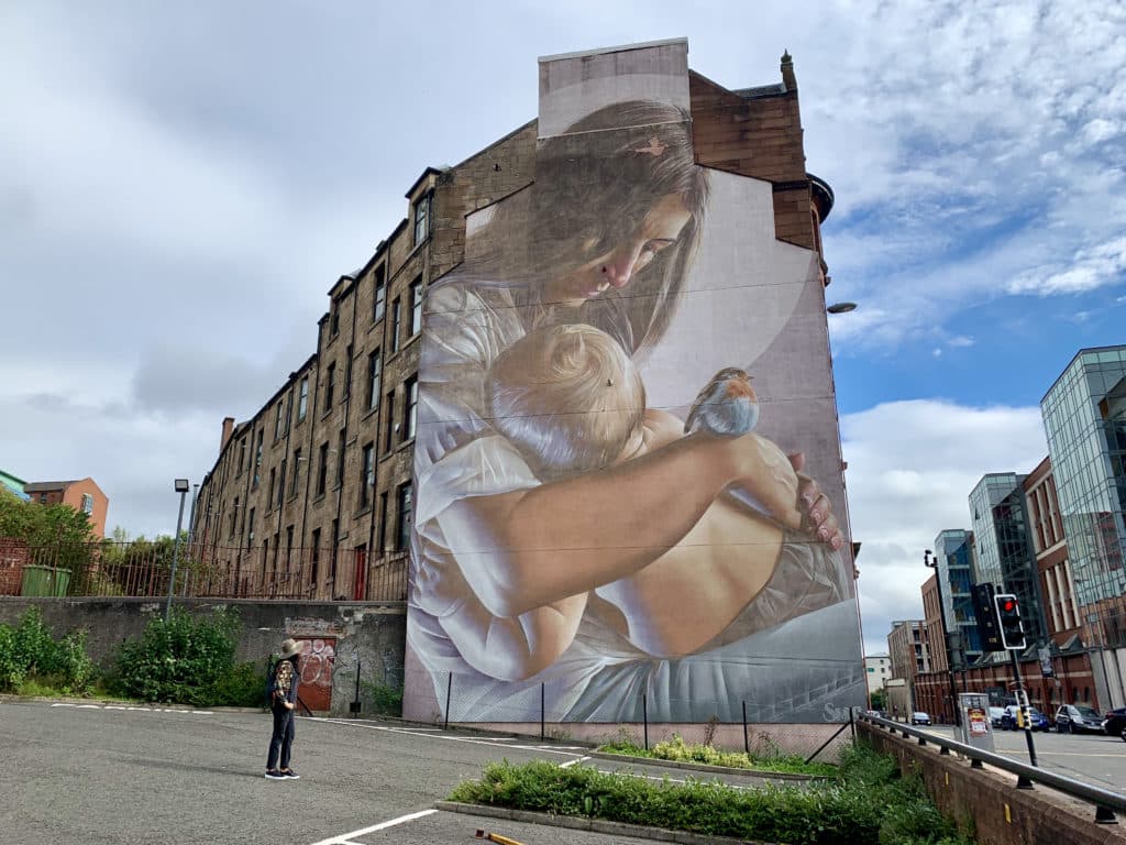 St Enoch & Child Glasgow Mural Trail Map