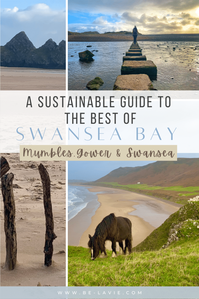 A sustainable guide to Swansea Bay Pinterest Pin