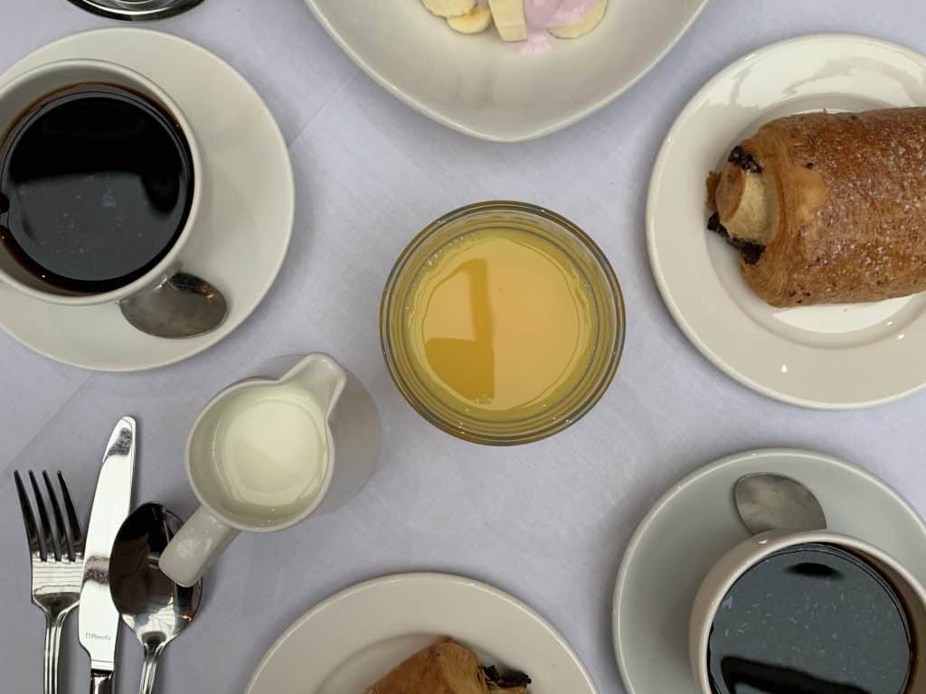 Morgan's Hotel breakfast