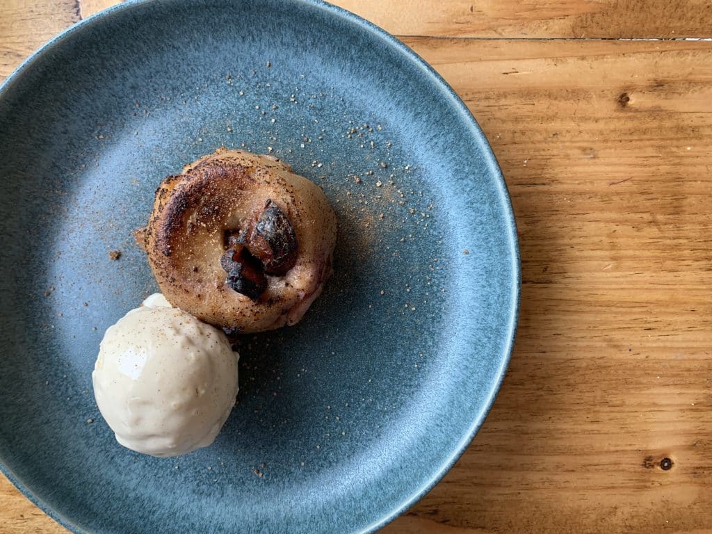 Best Dining Spot: The Shared Plate, plum pudding