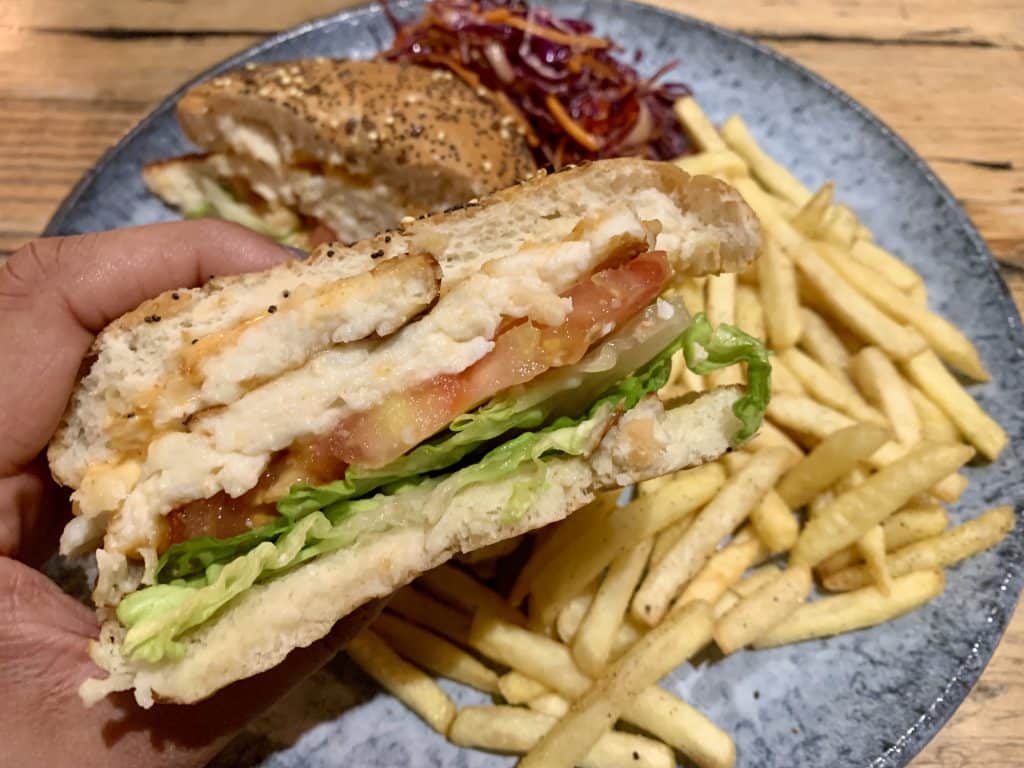 Best places to dine: The Secret Garden Bar & Restaurant halloumi burger