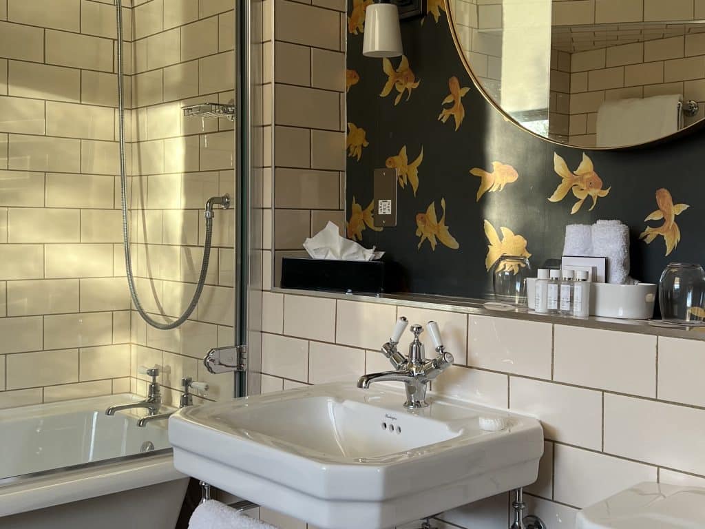 Bathroom at Queensberry Hotel