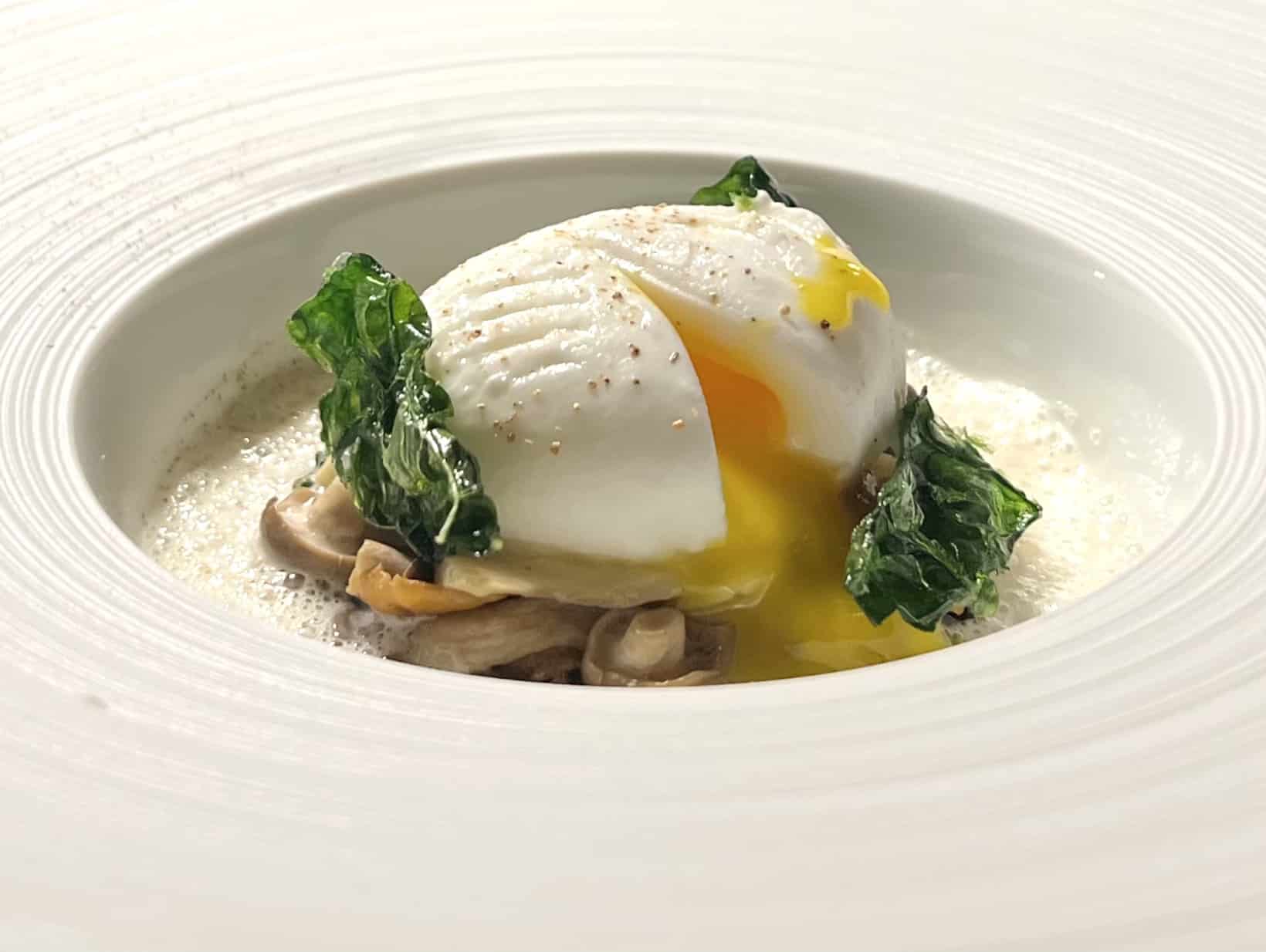 Organic egg dish at Noni