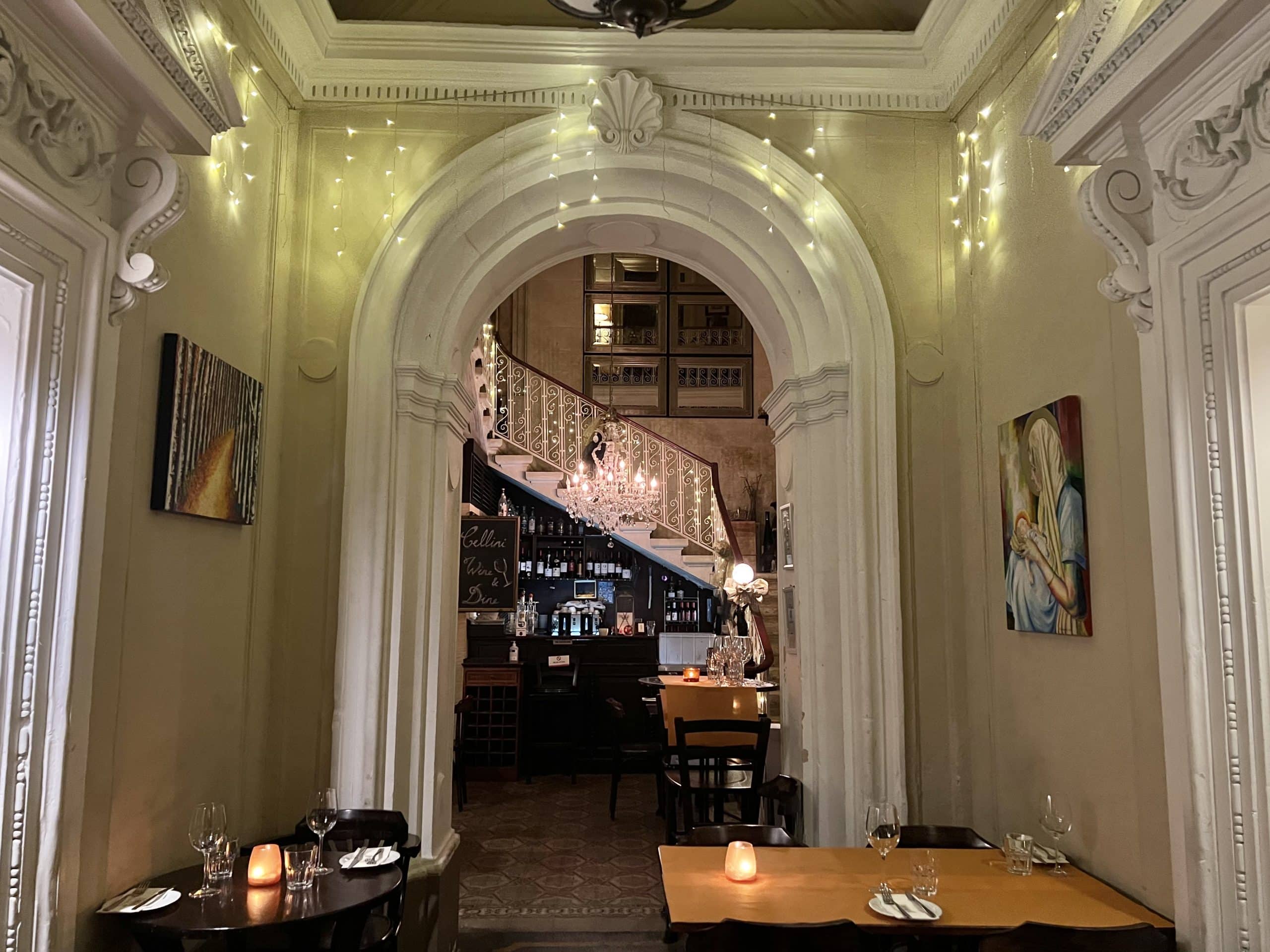 Cellini Wine Bar entrance