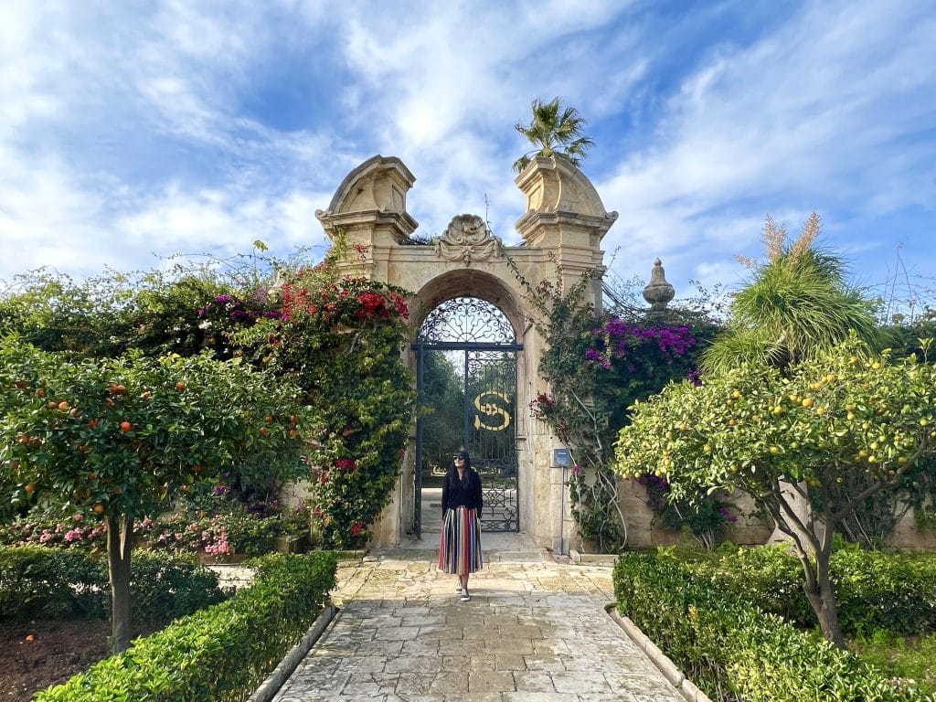 Food & Drink in Malta: Palazzo Parisio Gardens