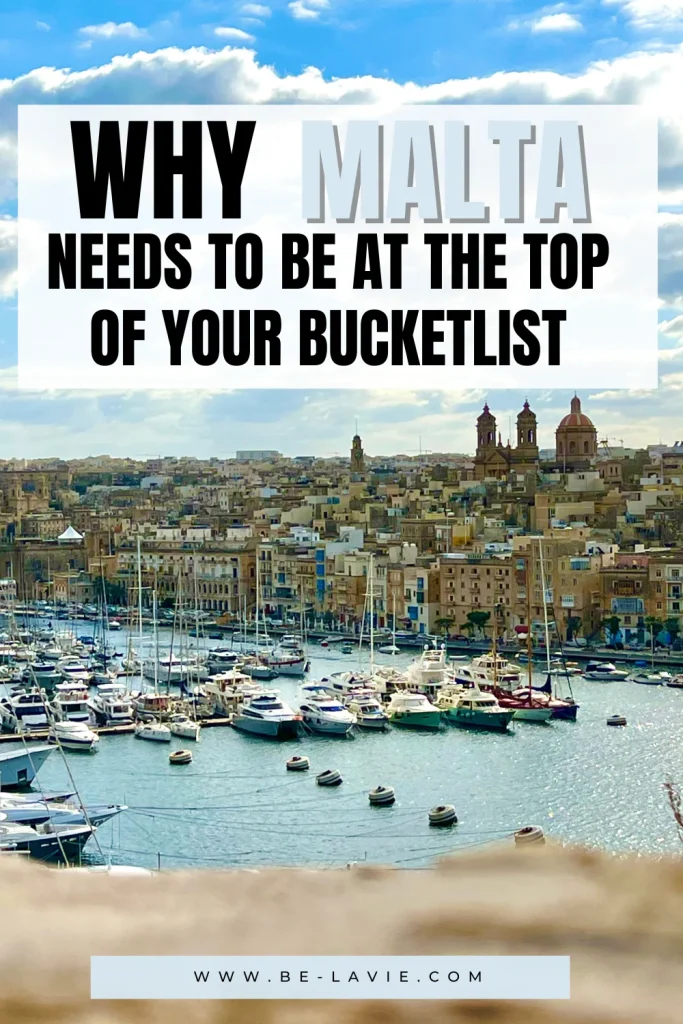 Ultimate guide to the best of Malta Pinterest Pin with and image overlaid with text