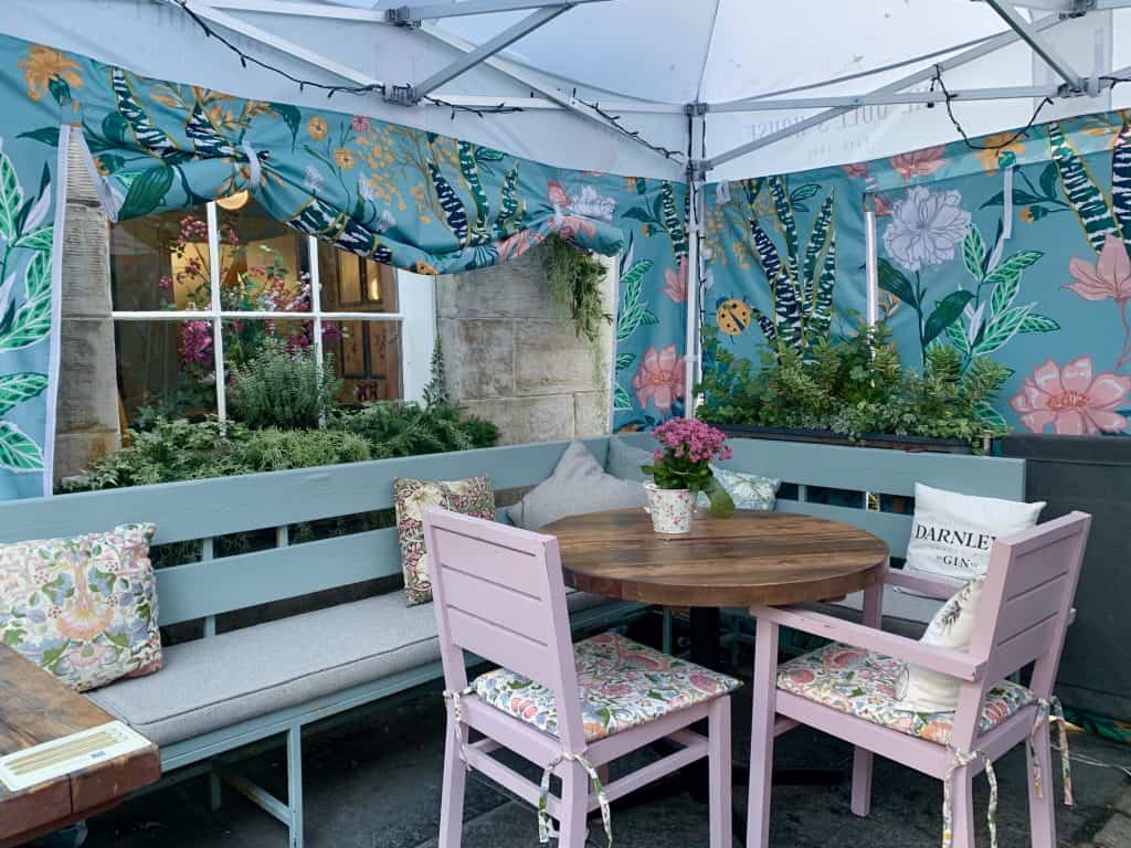 Villages and towns in Fife: The Both St. Andrews exterior tent area, Fife