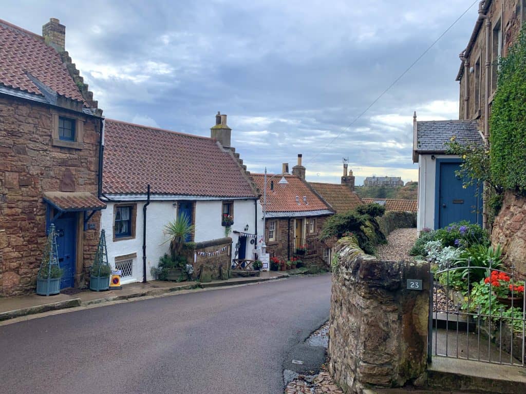Villages and towns in Fife: Crail lanes Fife with cute cottages 