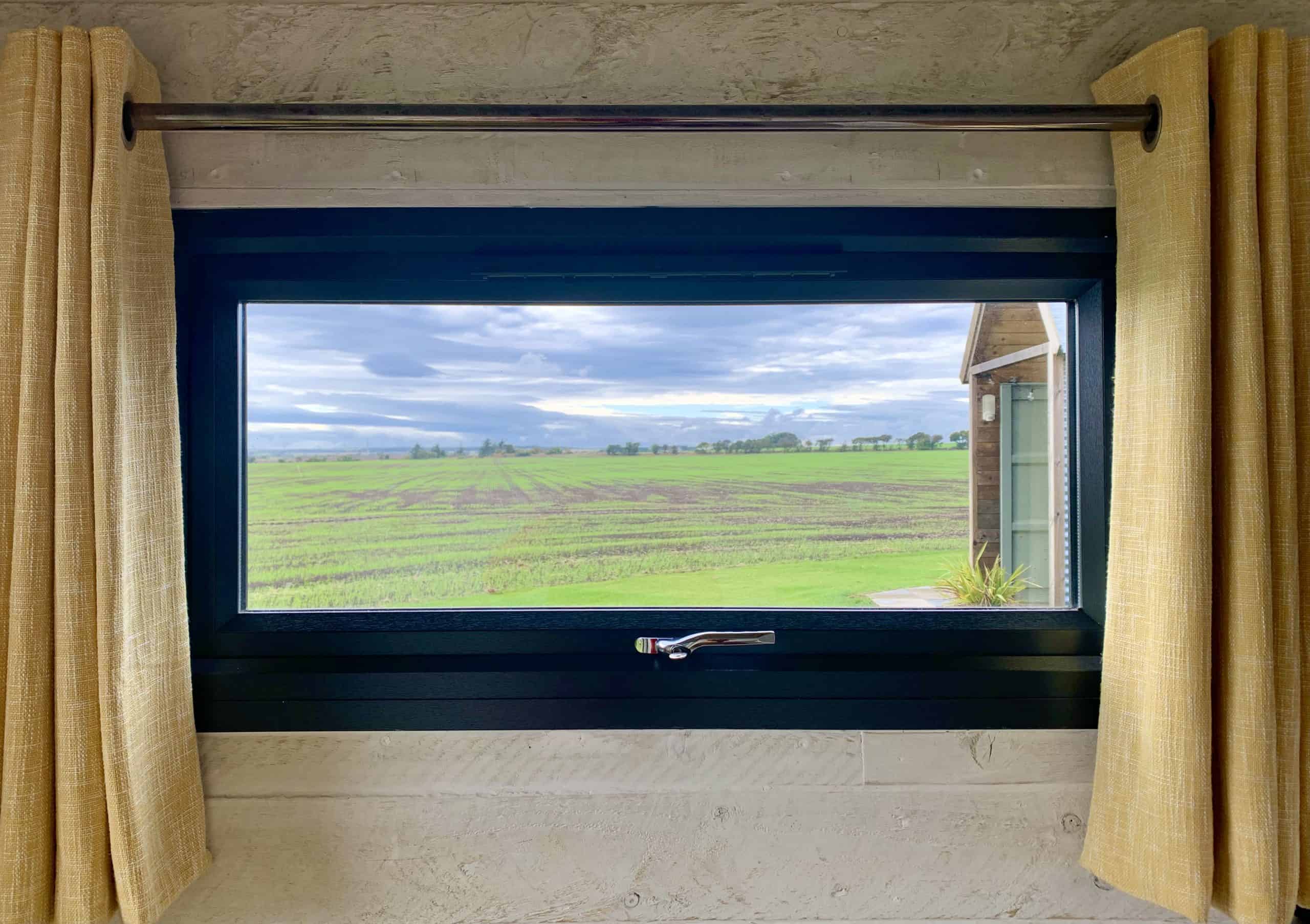 View from Cow Pad daisy Shed in Crail, Fife
