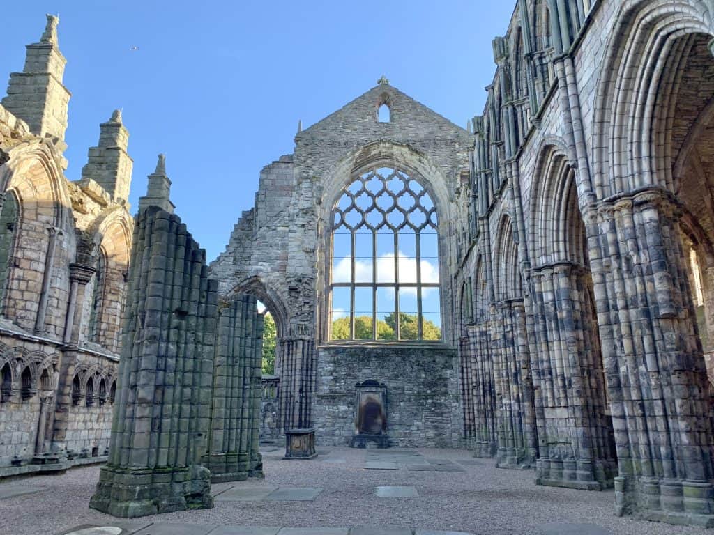 Holyrood house Palace Abbey