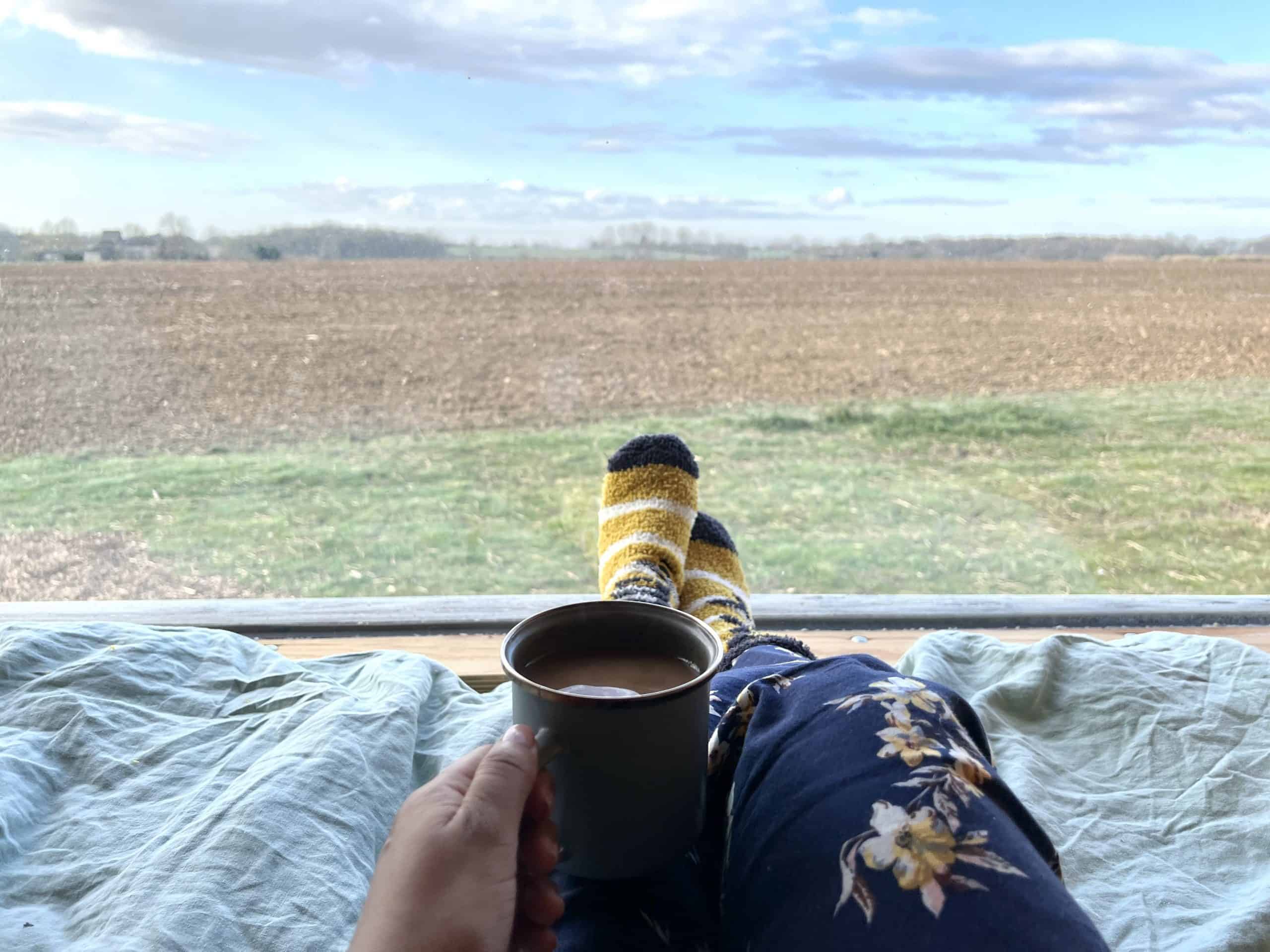 Coffee in bed at digital deyox Pablo