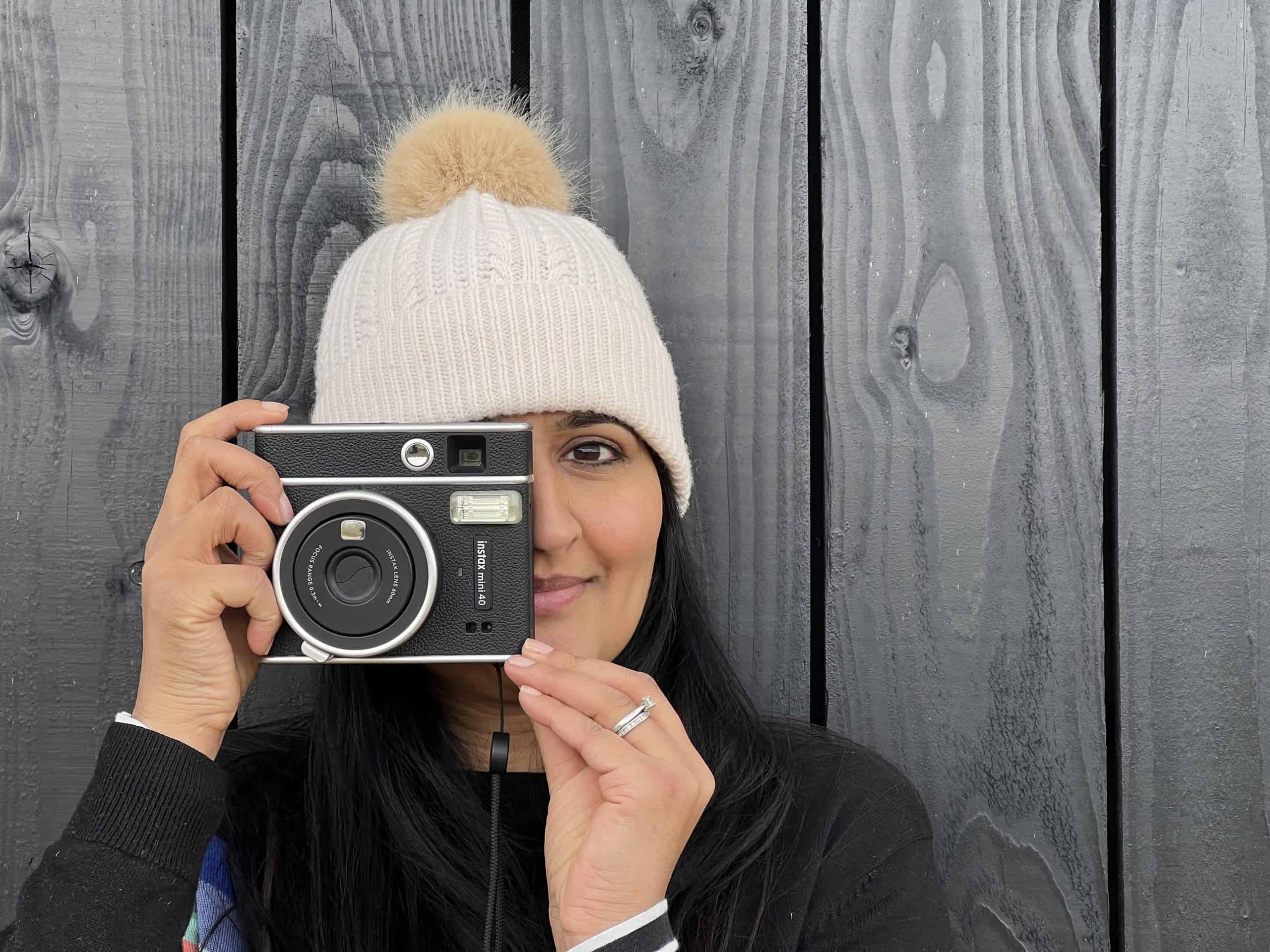 Bejal with Instax Camera