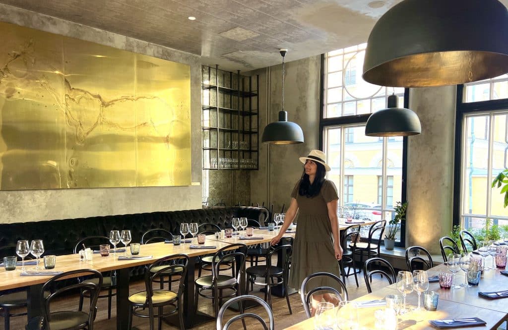 Krog Roba private dining room at Hotel Lilla Roberts,