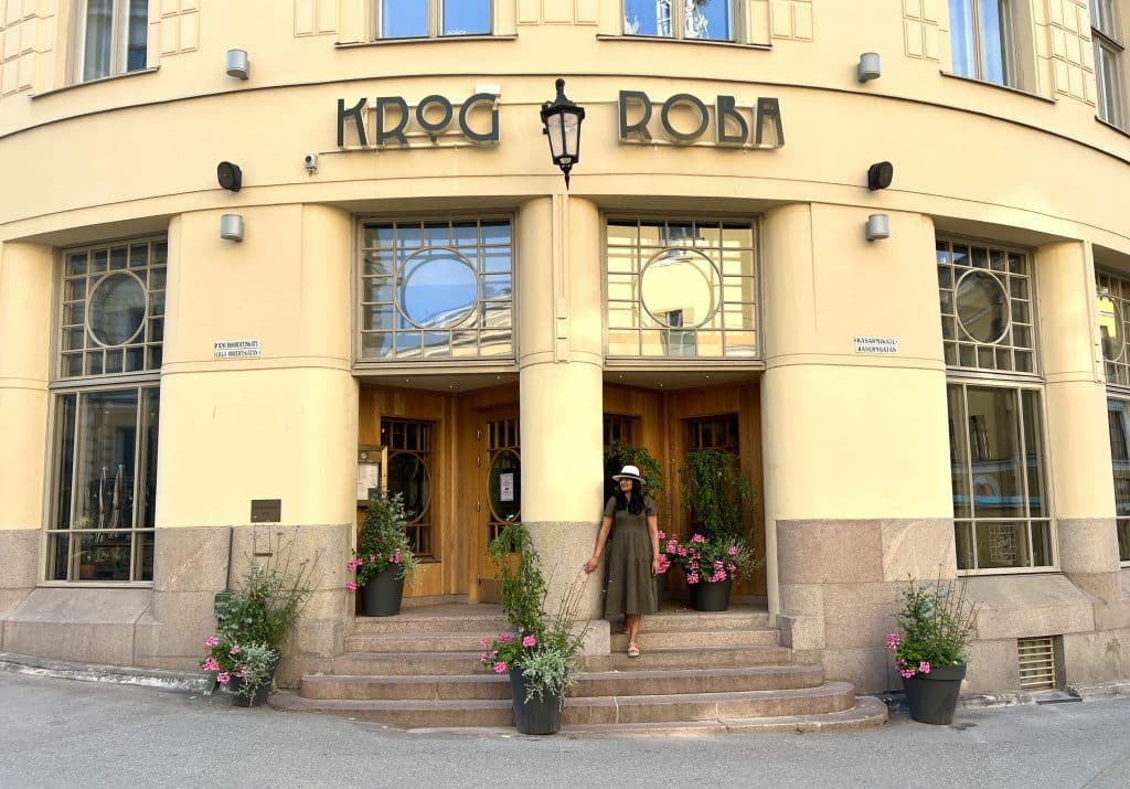 Krog Roba entrance at Hotel Lilla Roberts