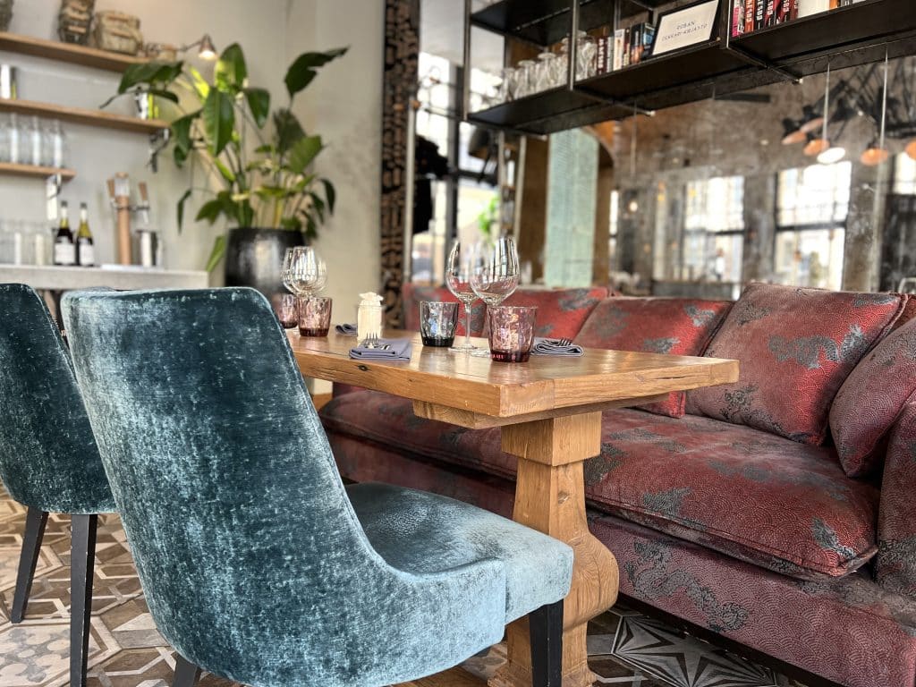 Comfy seating at Krog Roba Hotel Lilla Roberts