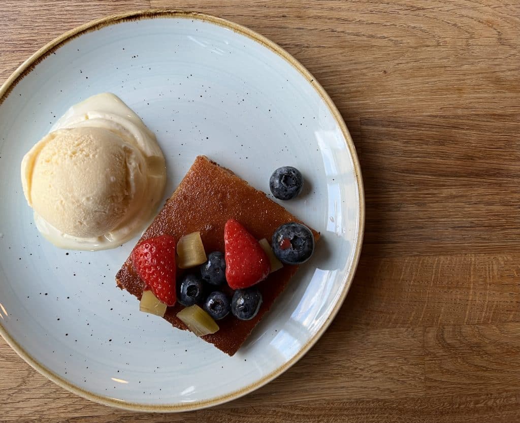 Pancake dessert at Krog Roba