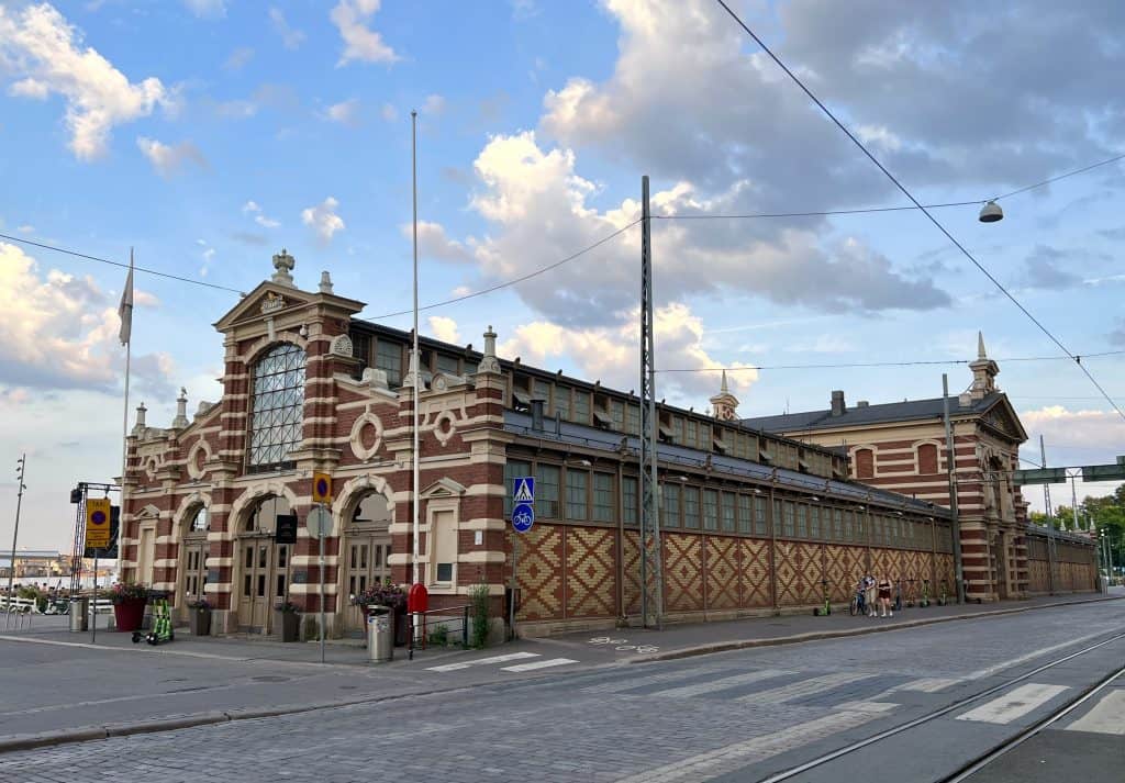 The Outside of teh Old Market Hall in Market Square