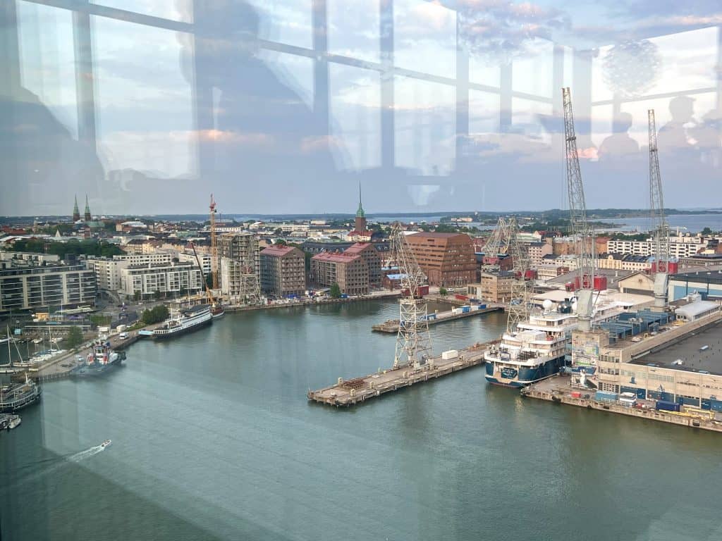 Clarion Sky room rooftop Views, Helsinki
