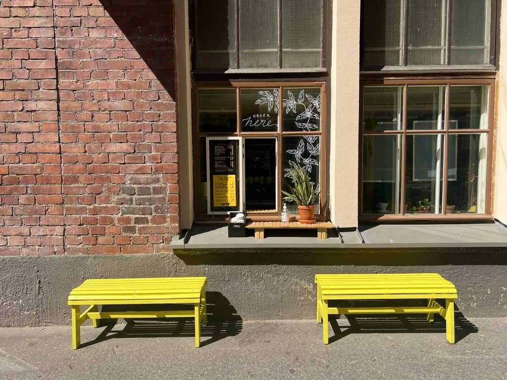 Kaffa Roastery window hatch fro take-out