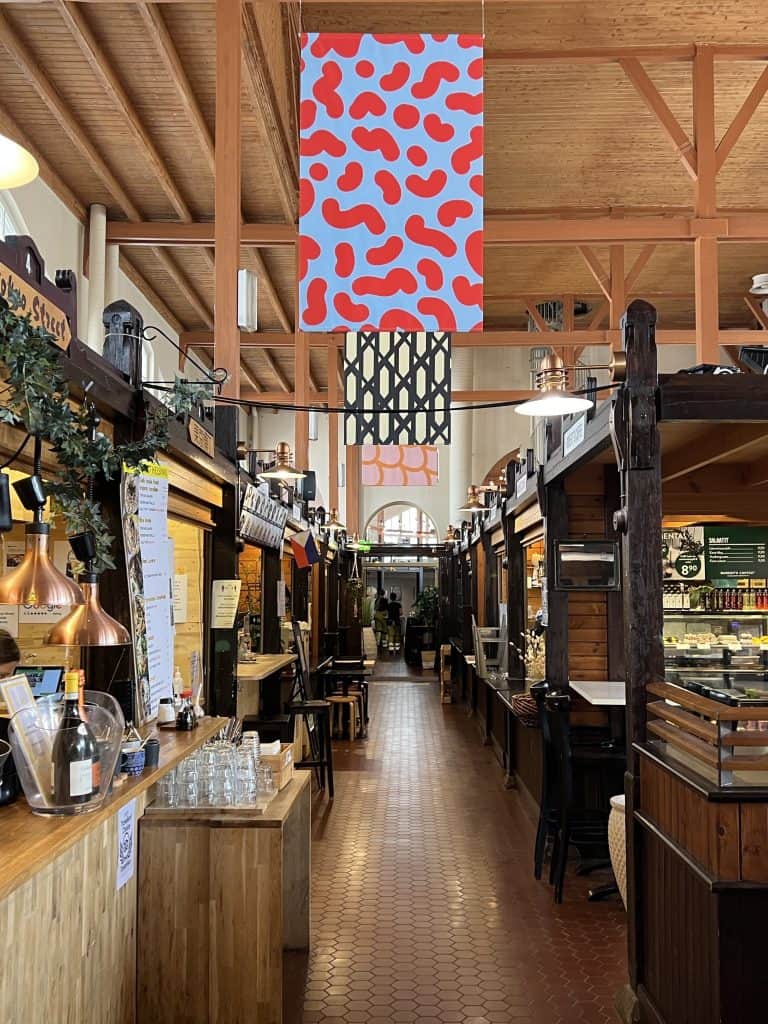 Kaupahalli Saluhall Inside market Hall, Helsinki