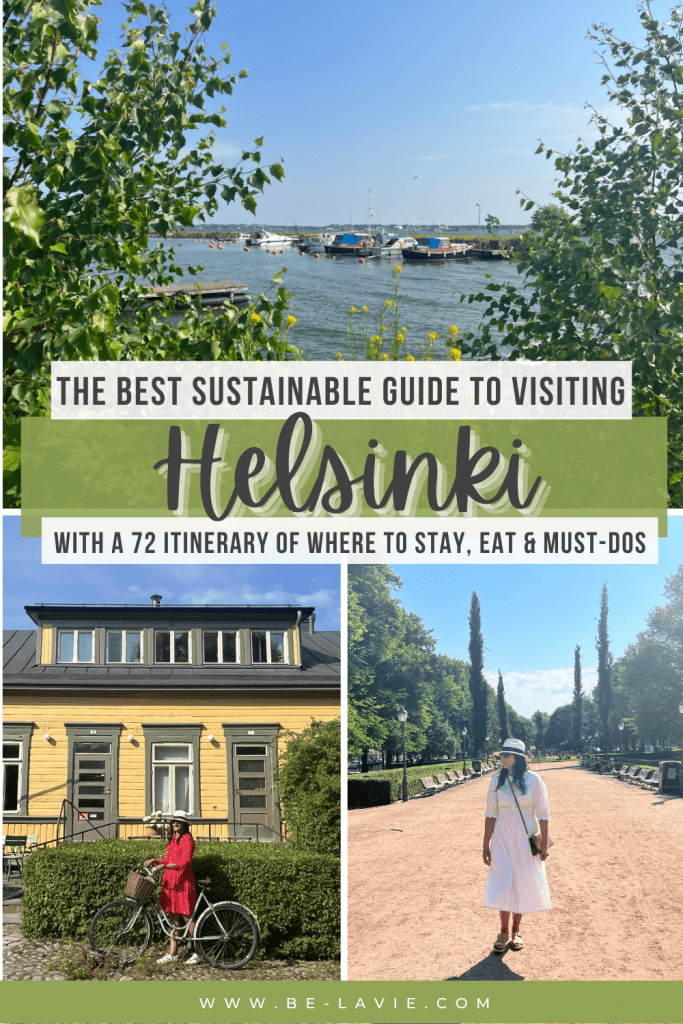 How to spend 72 hours in Helsinki sustainably Pinterest Pin