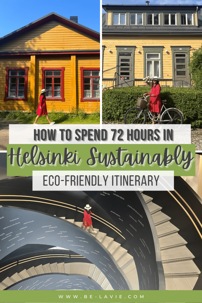 How to spend 72 hours in Helsinki sustainably Pinterest Pin