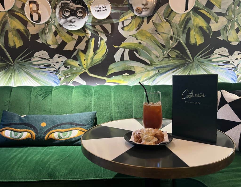 Cafes and Brunch Spots in Boston: Cafe Susu pastry and tea