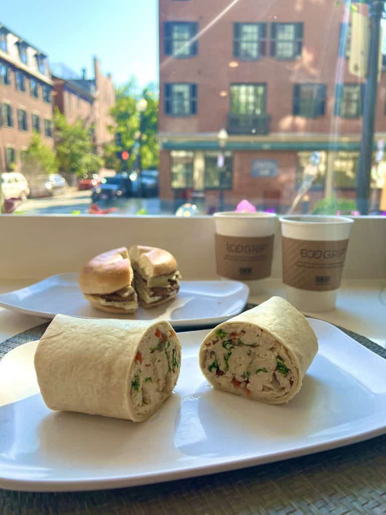 Cafes and Brunch Spots in Boston: Cobblestones breakfast wrap