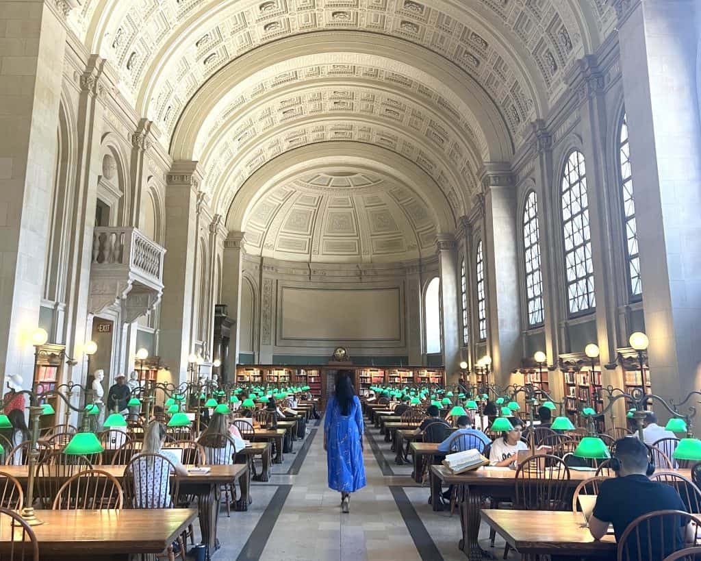 Photo Spots in Boston: Bates Hall Boston Public Library