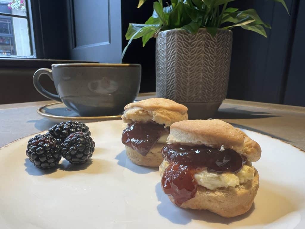 fruit and buttermilk scones