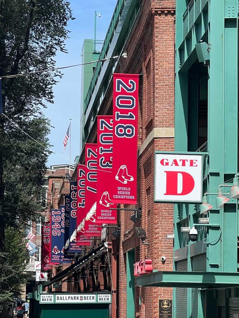 Outside Fenway Park