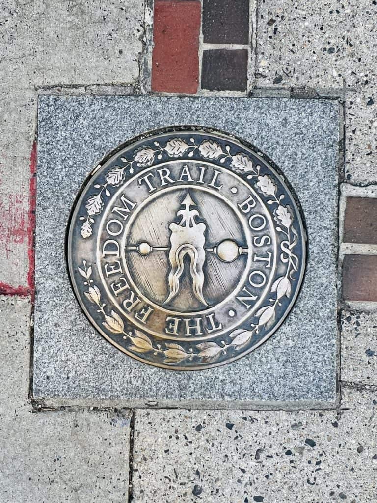 Freedom Trail Plaque, Boston