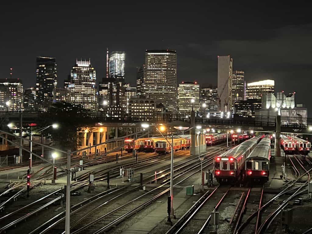 Boston Night Sky