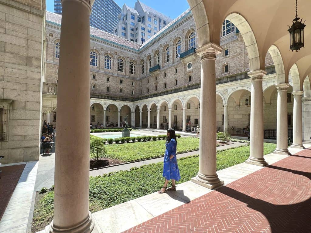 Photo Spots in Boston: Boston Public Library Courtyard