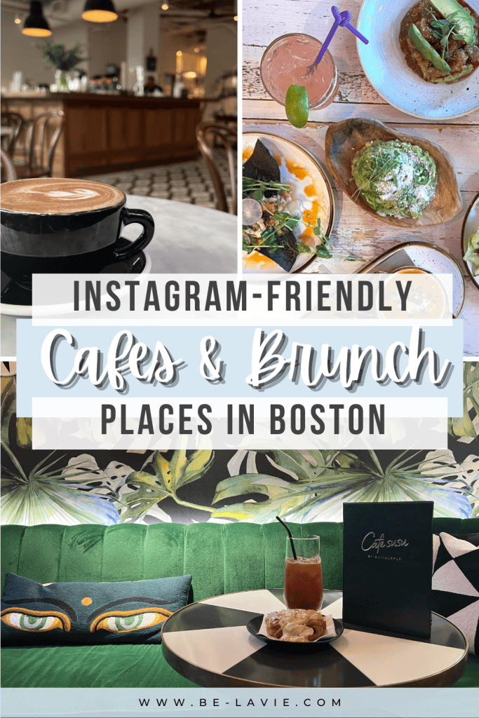 Cafes and Brunch Spots Boston Pinterest Pin