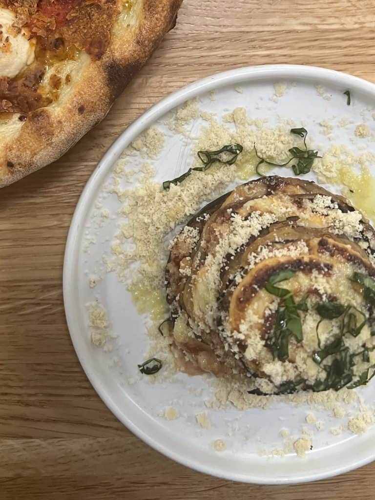 Double Zero eggplant stack