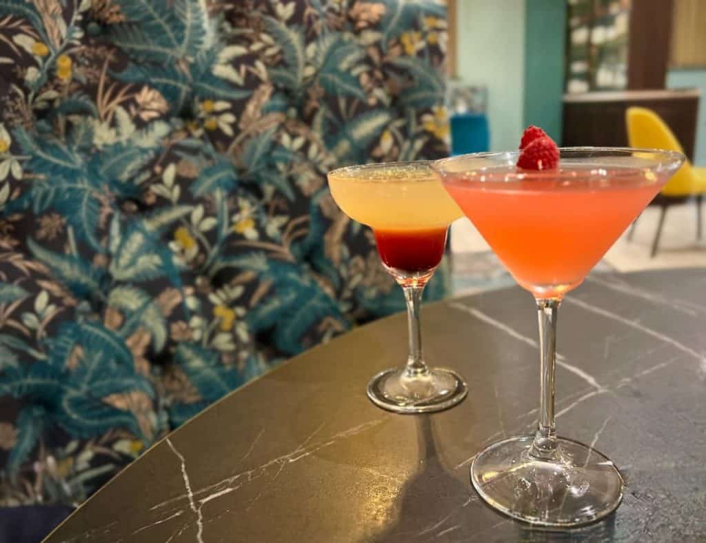 Blossoms Restaurant: Halloween Cocktail plus The Blossoms Lake signature cocktail