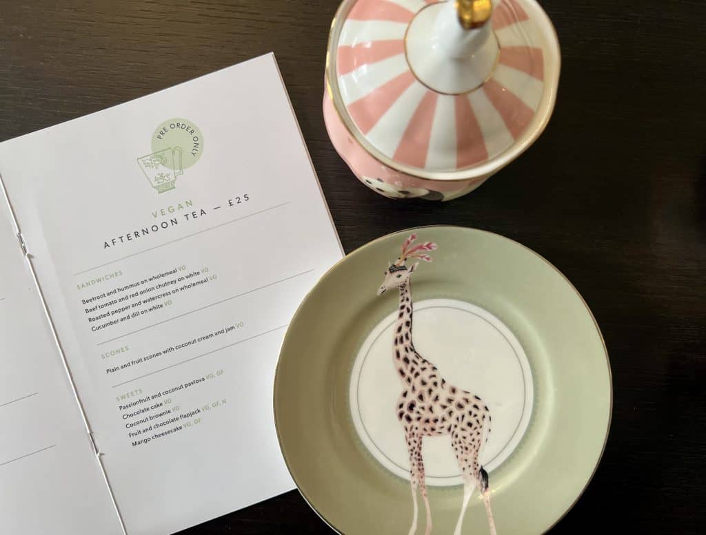 Afternoon Tea at Winstanley House: table settings