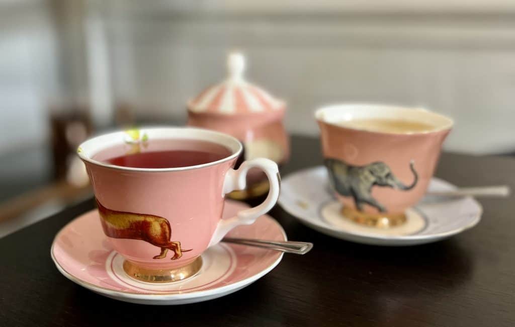 Afternoon Tea at Winstanley House: Tea cup close-up