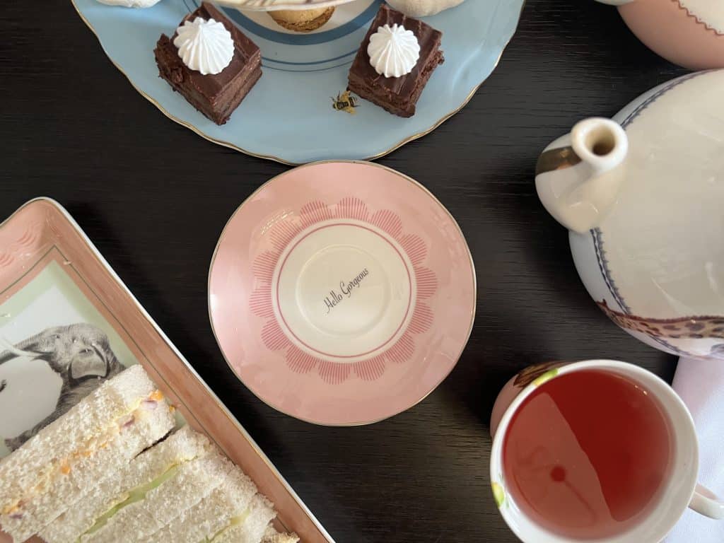 Afternoon Tea at Winstanley House: Hello Gorgeous plate