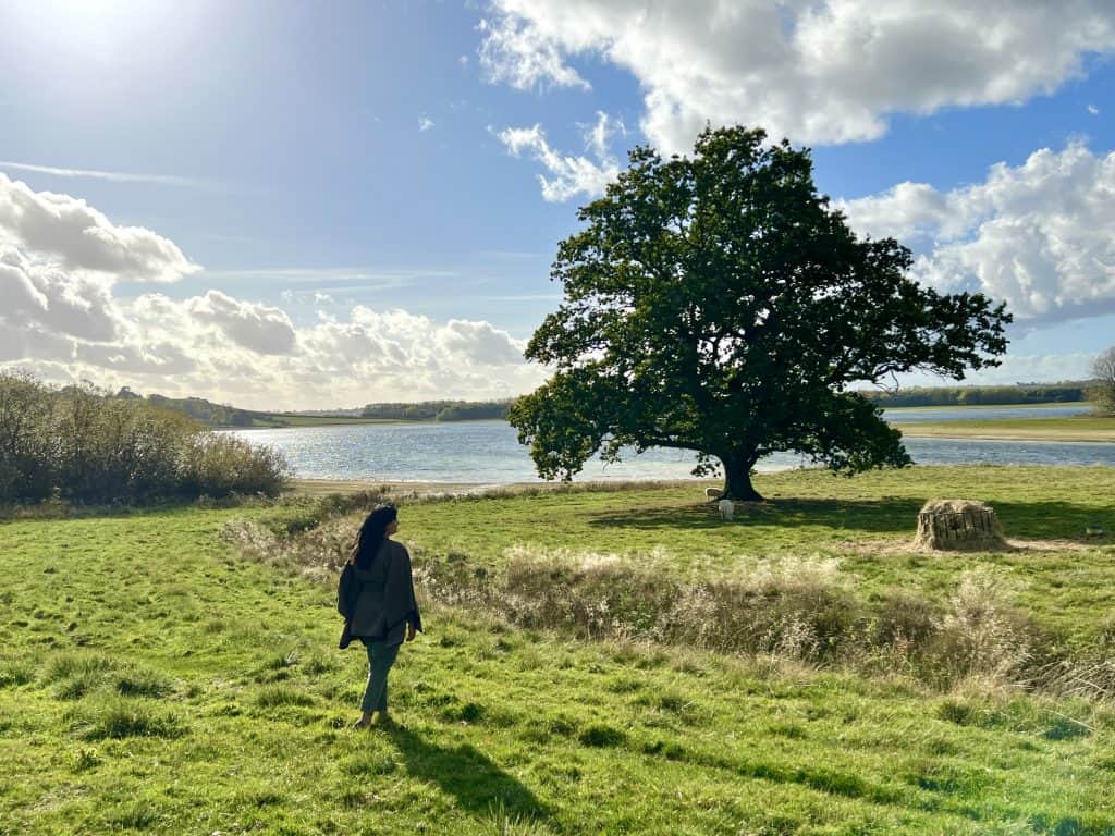 Rutland Hall Hotel & Spa Bejal walking out to Rutland water