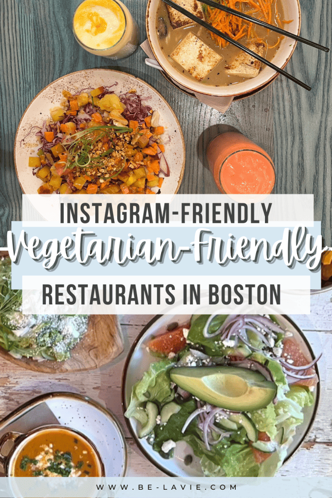 Vegetarian Food in Boston Pinterest Pin