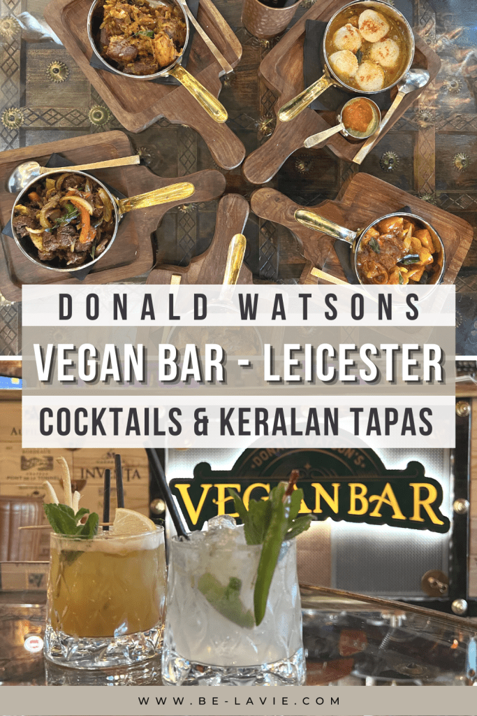 Donald Watson's Vegan Bar Pinterest Pin
