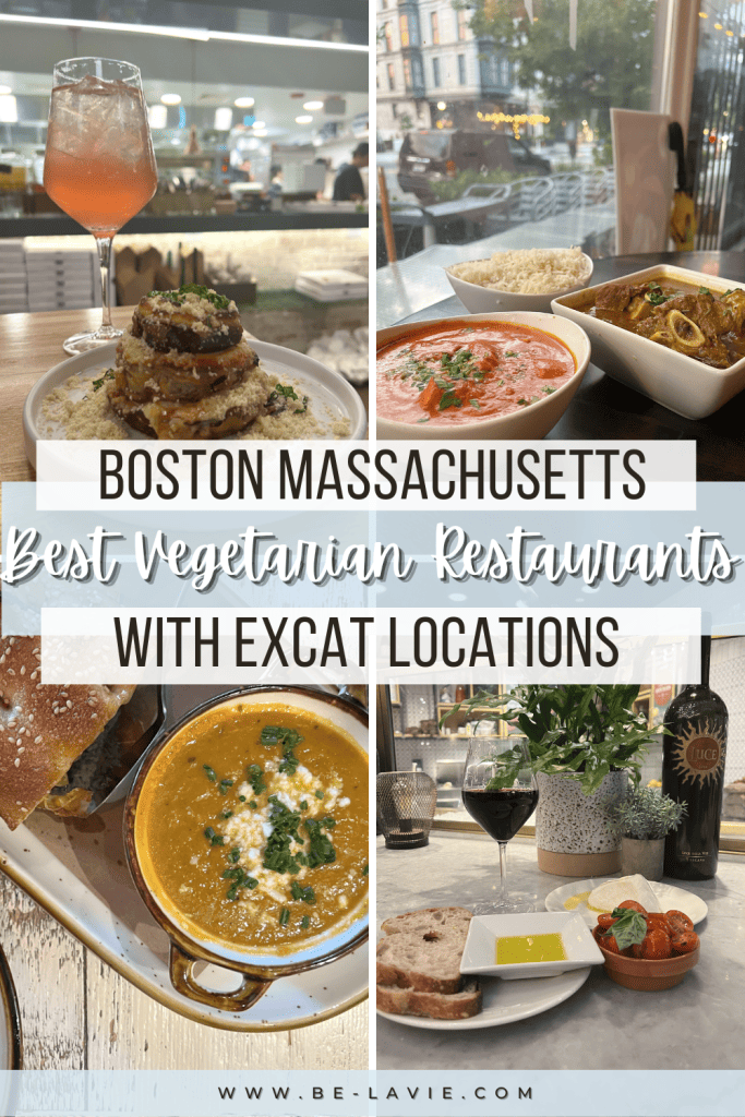 Vegetarian Food in Boston Pinterest Pin